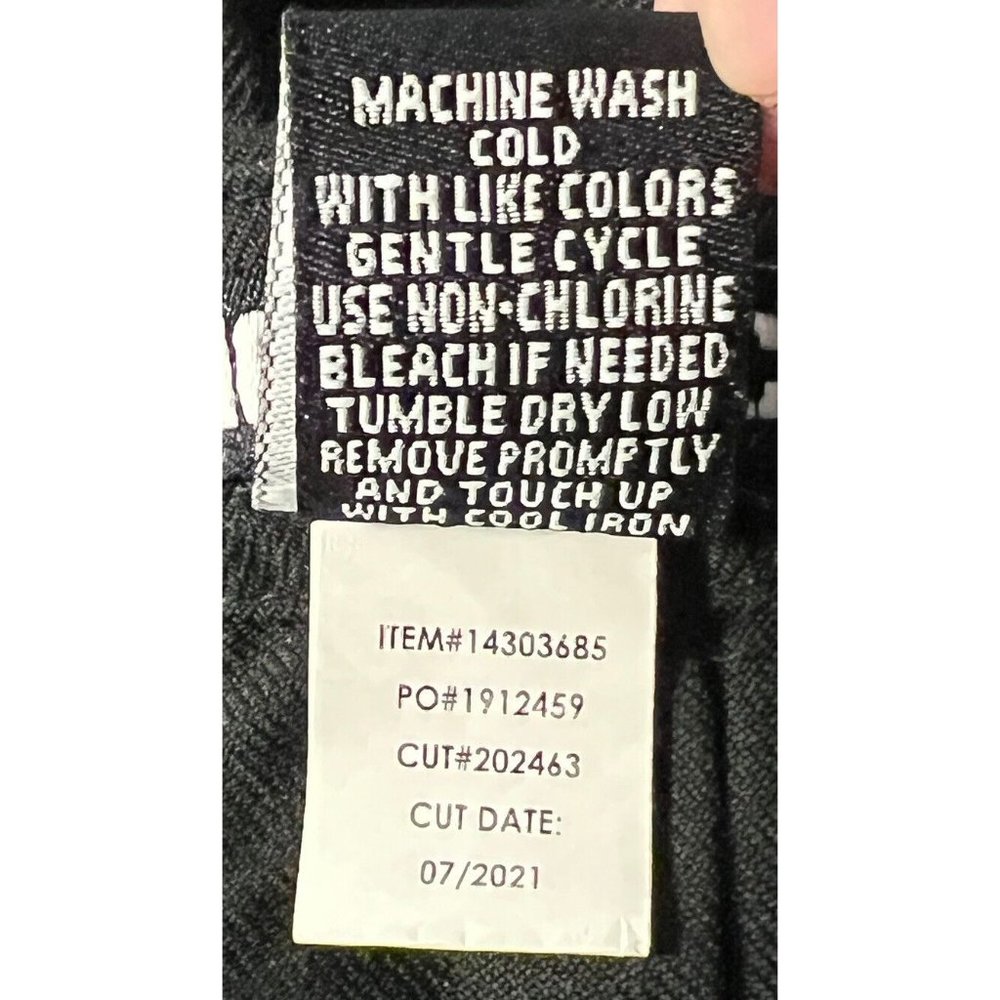 Vintage 00s Hot Topic Pleated Mini Skirt XS Black Buckles Goth Witchcore 24 x 16 - Picture 6 of 6